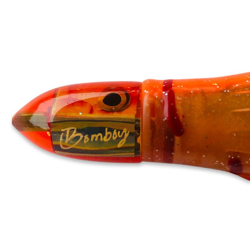 Bomboy Lures - Bomboy Lures Baby Bomb Ahi Bullets 9&quot; 🔥 Limited Edition Opae Orange Back - New - New Lures