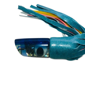 Bomboy Lures Scarface 14 Inch Earlier Logo - Blue - Skirted Vinyl Pre Owned