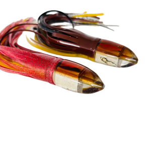 Bomboy Lures Baby Bomb  9" Bullet - Root Beer  - Skirted - New