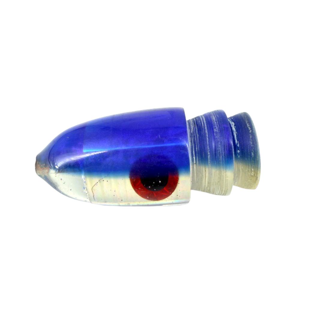 Bomboy Lures  Blue Baby Bomb  9” / 4.5 oz  Bite Marks - Pre-owned