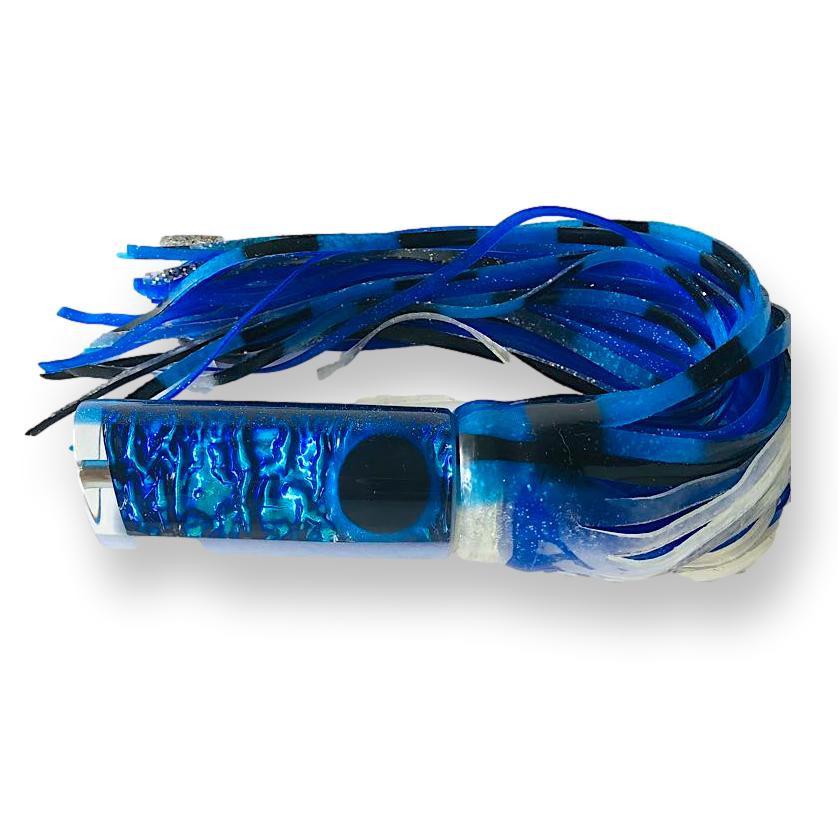 Coggin Lures Copa Tube Large 14 Inch Tube Blue Dichro Skirted New Coggin Lures Saltwater Tackle