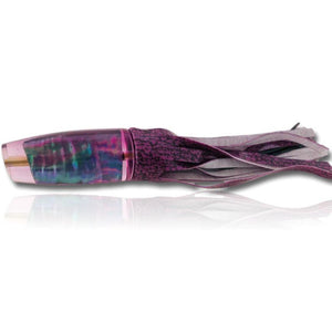 Gene Vanderhoek Lures - 12" Plunger Pink Tint & Shell - Vinyl Skirt