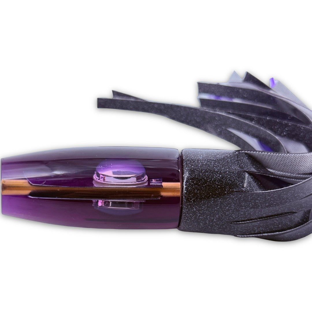 Vanderhoek Lures Plunger 12” Purple 5.5 oz Vinyl Skirted New