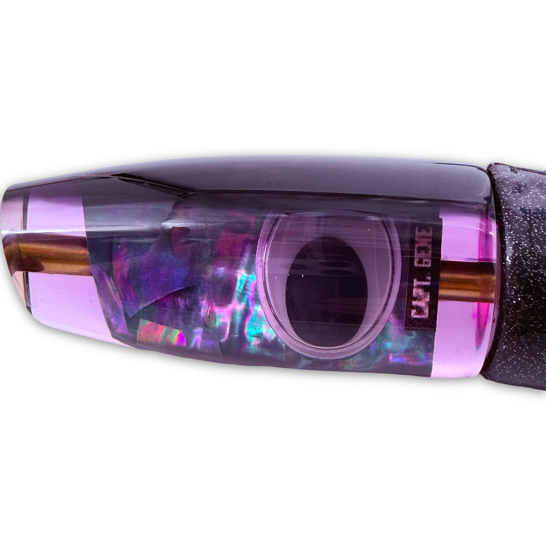Vanderhoek Lures Plunger 12” Purple 5.5 oz Vinyl Skirted New