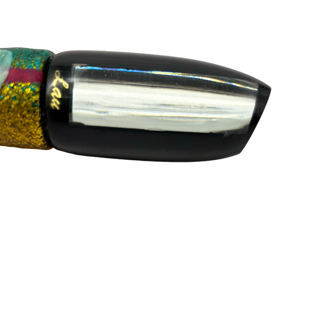 John Lau Lures Plunger 14” Black Mirror 10 oz Skirted | Pre-Owned