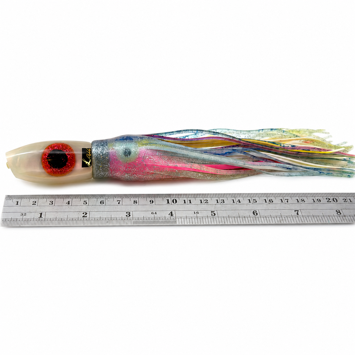 John Lau Lures Plunger 9” Strawberry 3.7 oz Skirted | Like New