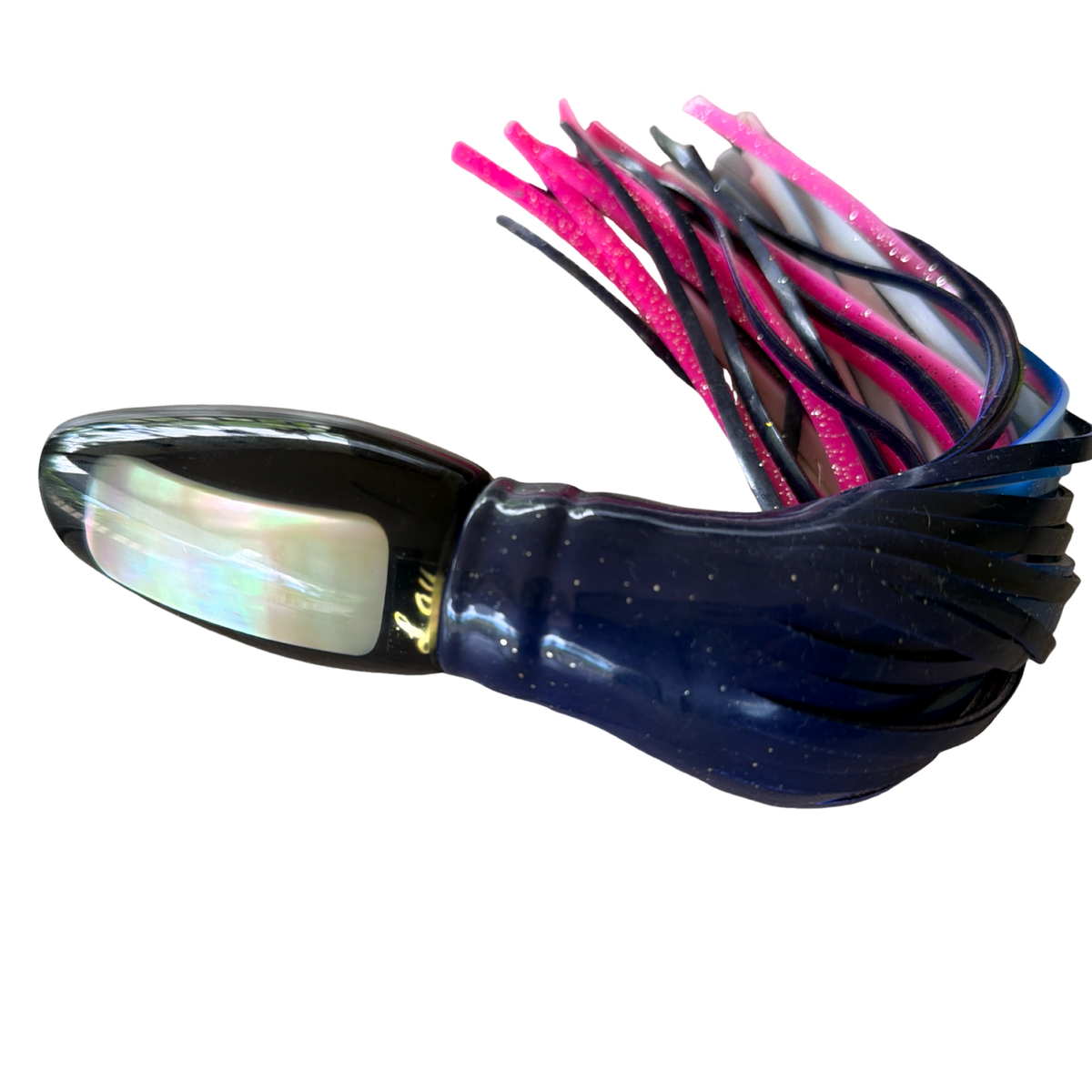 John Lau Lures 9” Plunger Black Beauty Shell Slabs Skirted | Like new