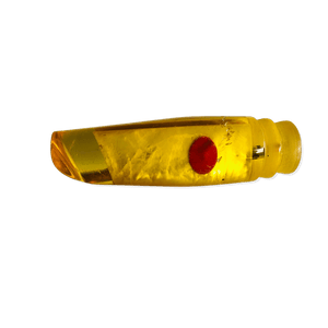 Vintage Chester Kaita Large Yellow Scoop Bill Marks Teeth Marks 3.5 oz
