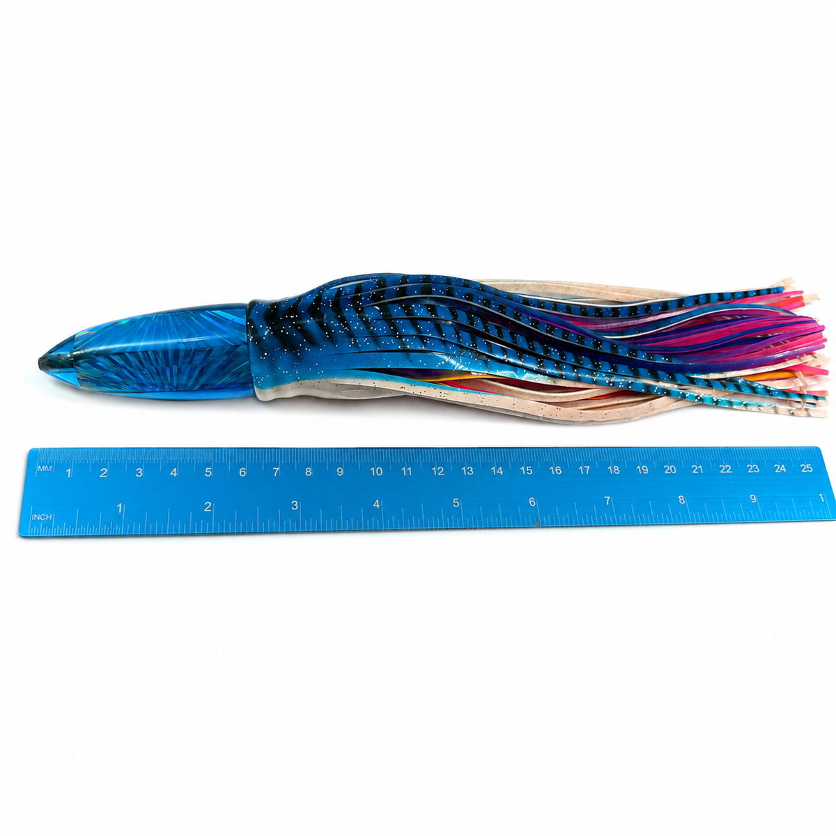 Koya Lures 10” Blue Bullet Skirted Like New