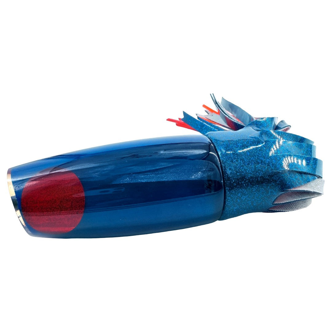 Koya Lures Kona Plunger Blue Vinyl Skirted 10.4 oz Like New