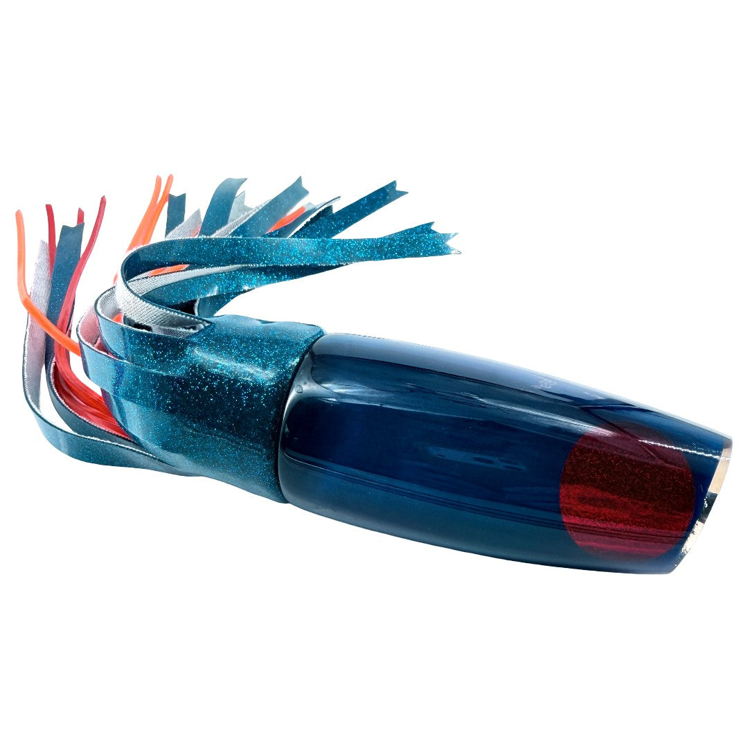 Koya Lures Kona Plunger Blue Vinyl Skirted 10.4 oz Like New