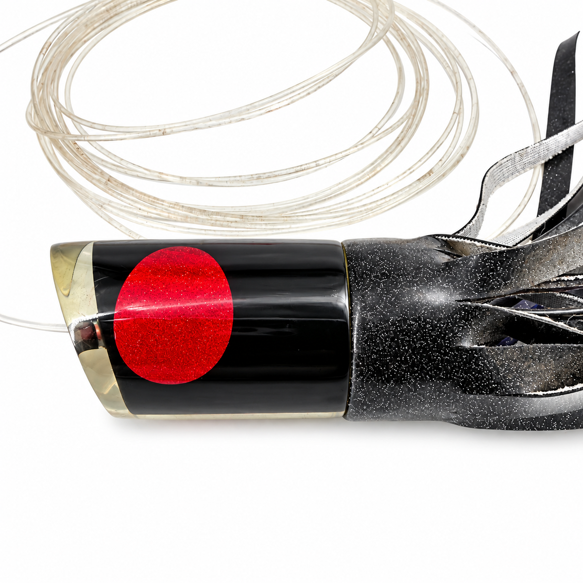 Koya Lures Tube 14” Black Rigged Vinyl Skirted | Pre-owned As-is