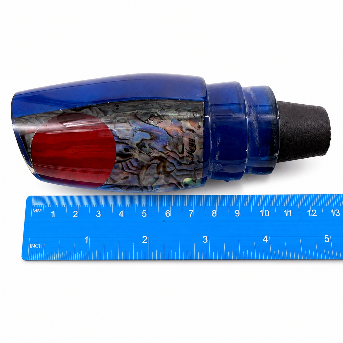 Koya Lures Rare Early Model Large 861 Blue & Abalone 6.6 oz New Old Stock