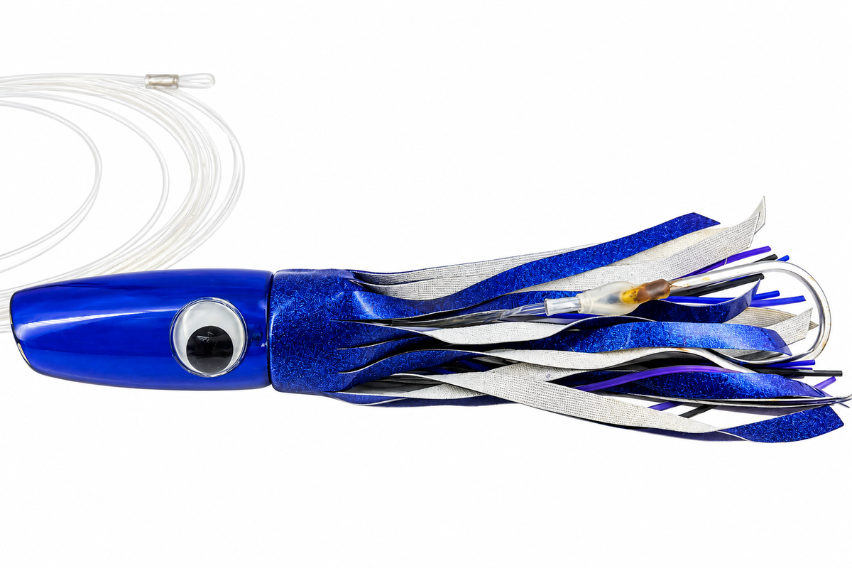 Koya Lures Plunger 14” Blue Proven Rigged Vinyl Skirted |Pre-owned