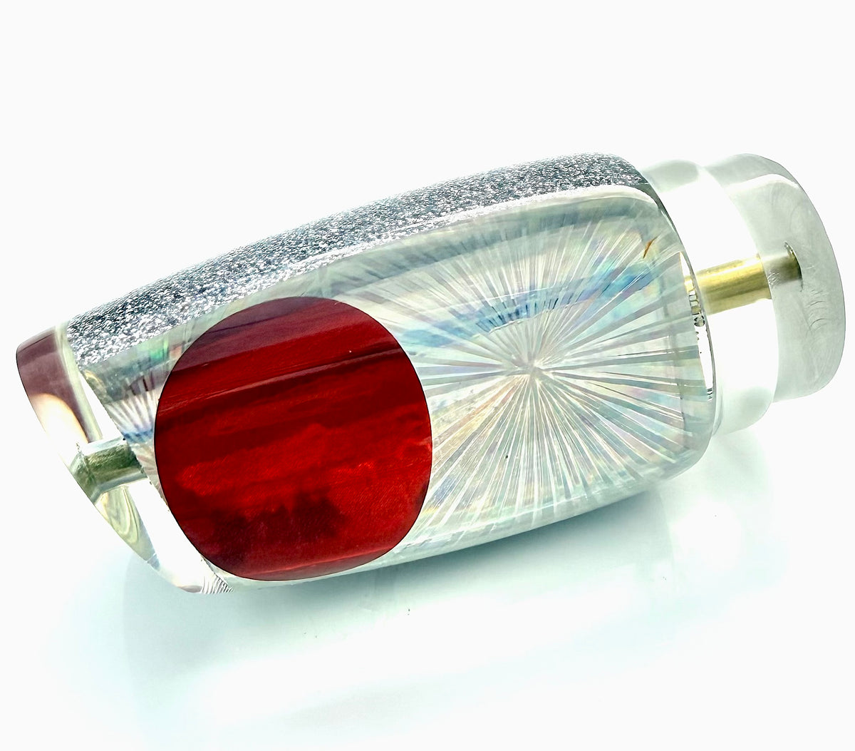 Koya Lures Large Poi Dog Plunger | Clear Starburst | Blue Marlin Lure | Kona Hawaii | Grander Proven | New