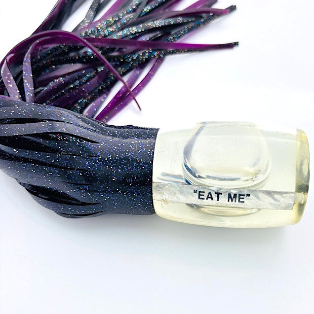 Eat Me Lures Mirror Invert Skirted 14” Heavy Tackle Marlin Lure Skirted Bill Rash Used