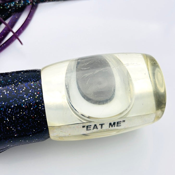 Eat Me Lures Mirror Invert Skirted 14” Heavy Tackle Marlin Lure Skirted Bill Rash Used