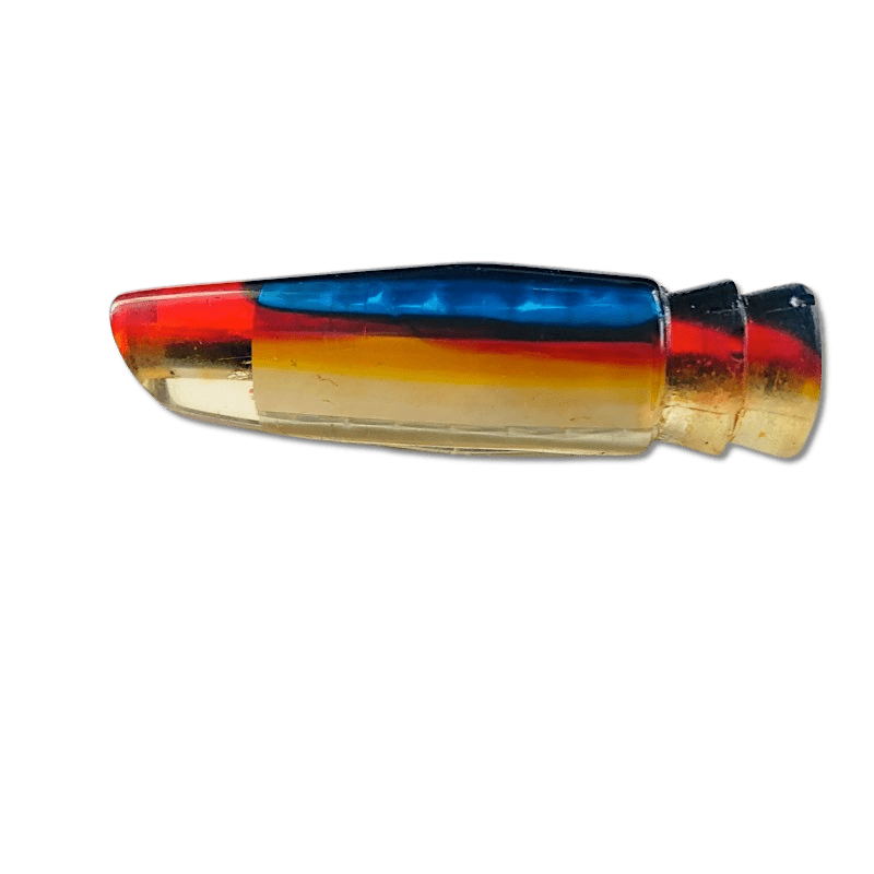 maker unknown - Vintage Hawaiian Superman 7&quot; Slant - Shell Slabs, Battle Scars - Used Lures