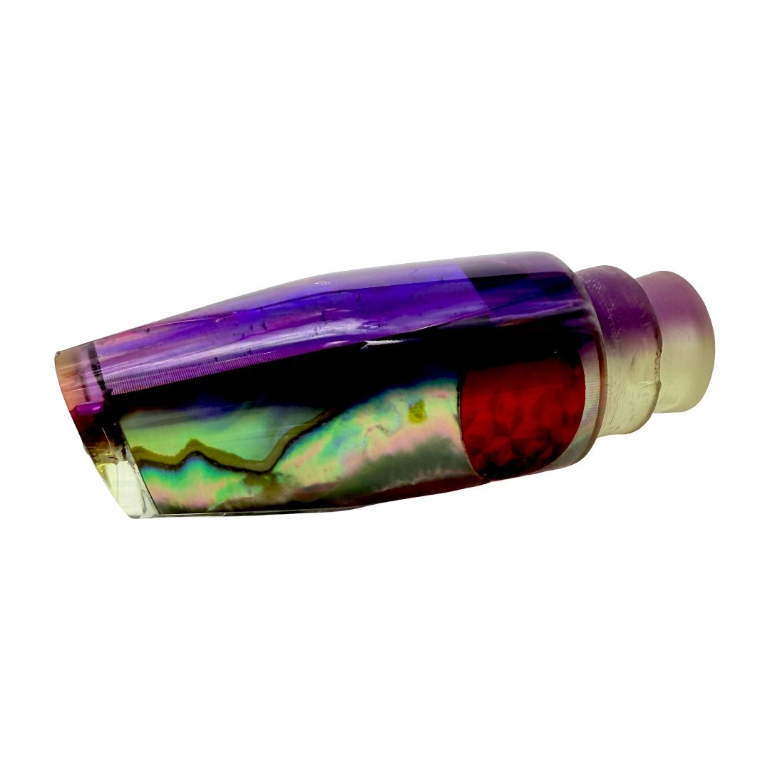 Marlin Magic Lures 12” Purple Plunger Abalone Shell Vintage