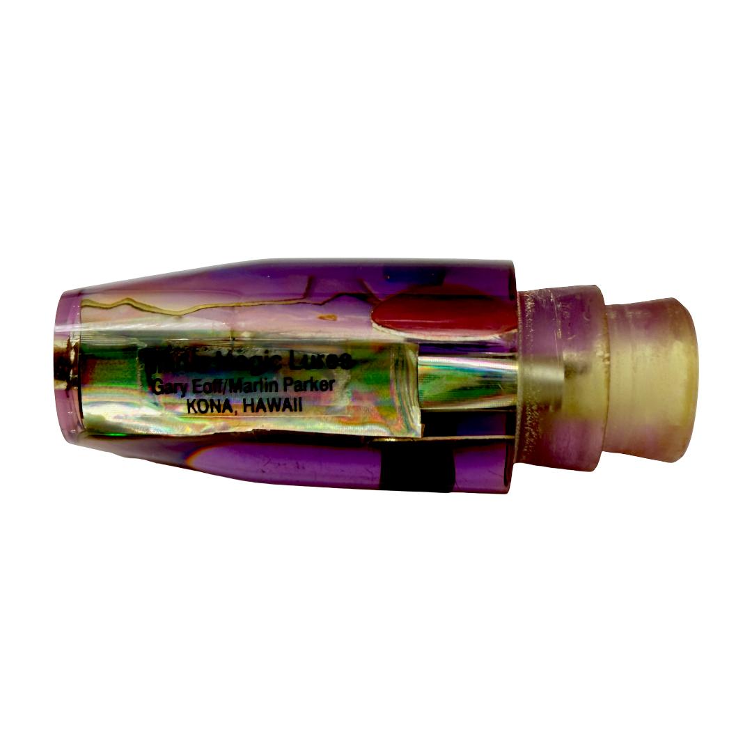 Marlin Magic Lures 12” Purple Plunger Abalone Shell Vintage