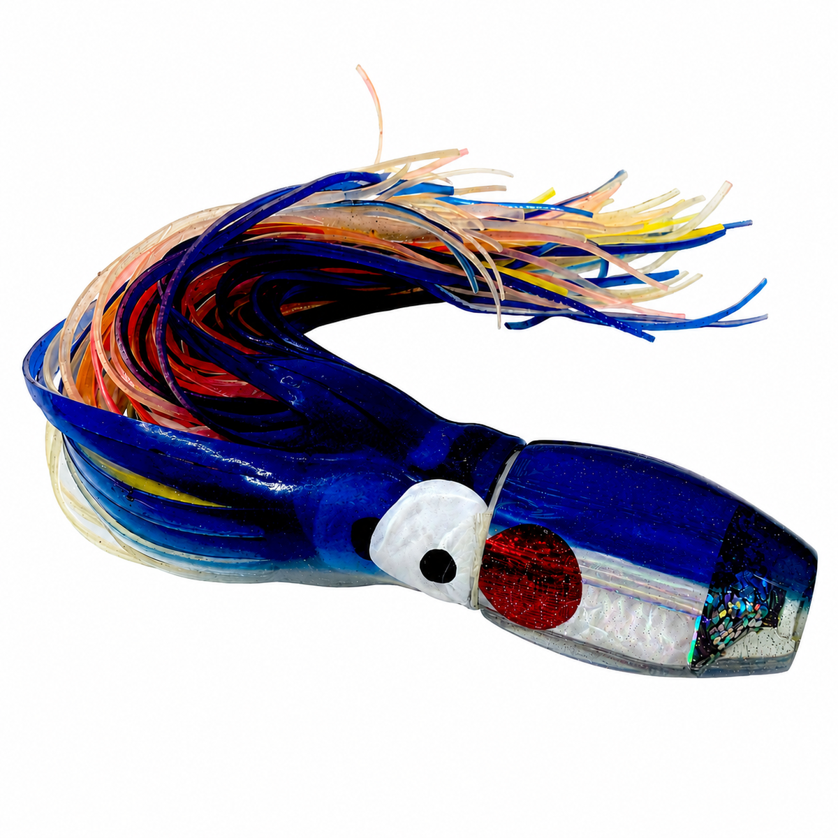 blue marlin lure fishing Pepal Grande Large 14" Trolling Ice Shell / Rigged 3 long green Best Marlin Trolling Lures &