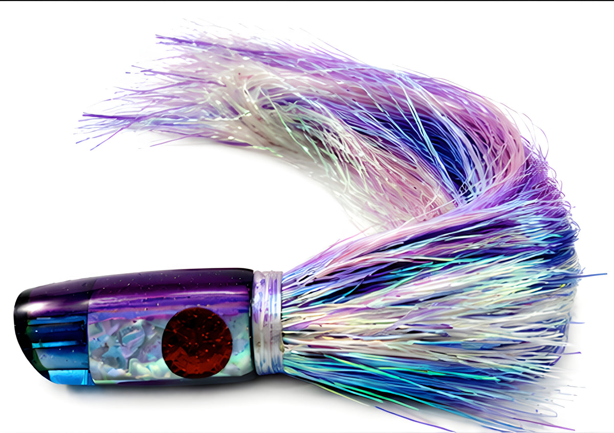 Marlin Magic Lures Marlin's Digga Skirted  Flashabou Like New