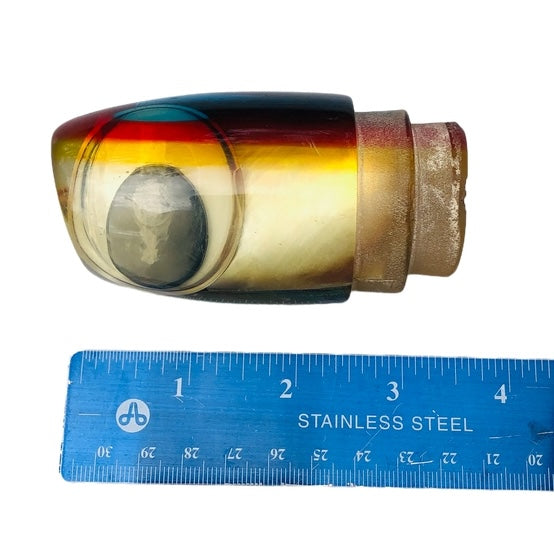 Marlin Magic Lures Plunger 14" Mother of Pearl Vintage Offshore Trolling Lure Used