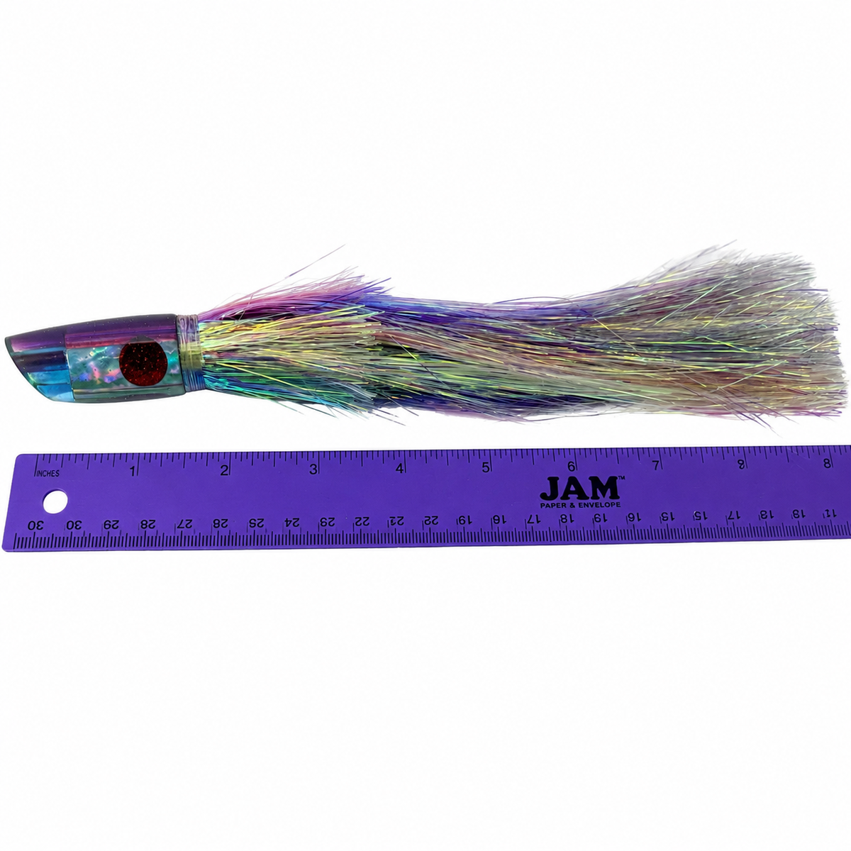 Marlin Magic Lures Marlin's Digga Skirted  Flashabou Like New