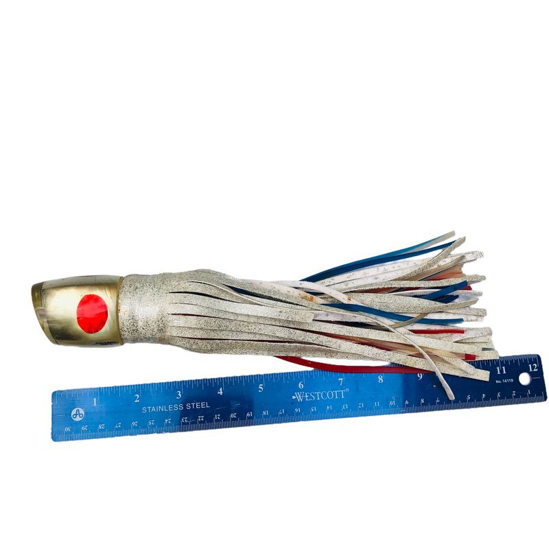 Marlin Magic Lures Plunger 10” Skirted Offshore Trolling Lure AS IS