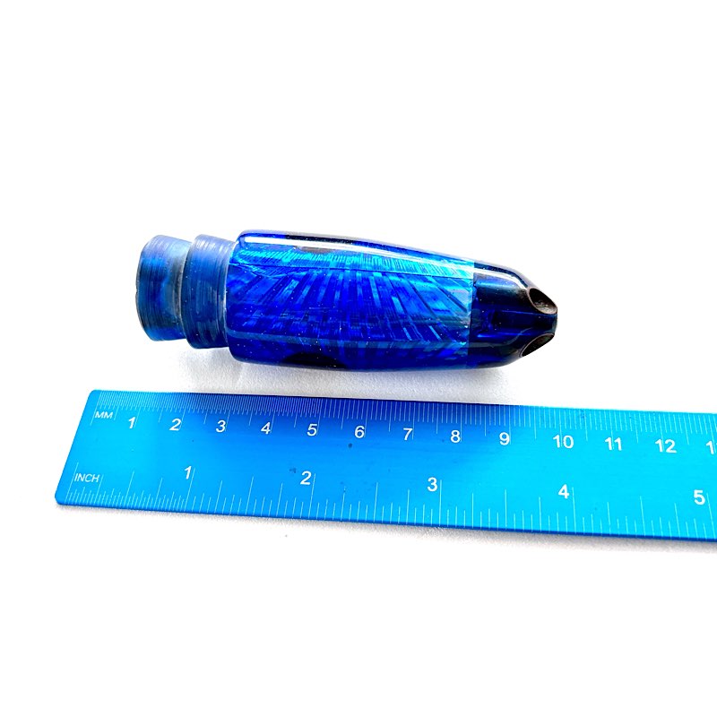 Rare Marlin Magic BRASS Jets  Bullet Baby Blue  - Saltwater Lures