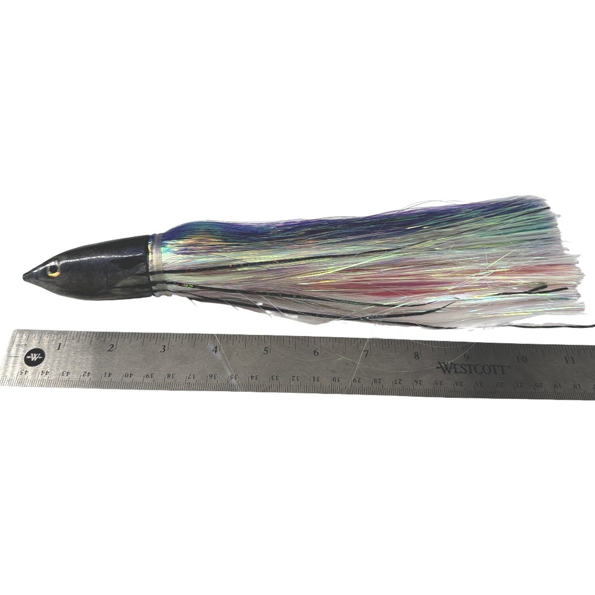 Niiyama Lures Aku Fish Head 12” Skirted Flashabou New Old Stock