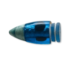 Scott Crampton Rare Vintage 9 inch Blue Bullet