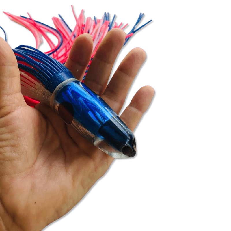 Tanigawa Lures - Tanigawa Lures Blue 2 Hole Bullet 9+ inch Hula Skirts - New - New Lures