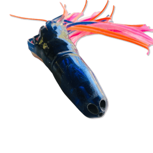 Tanigawa Lures  Bullet 2 Hole Blue Skirted  - Battle-Tested!