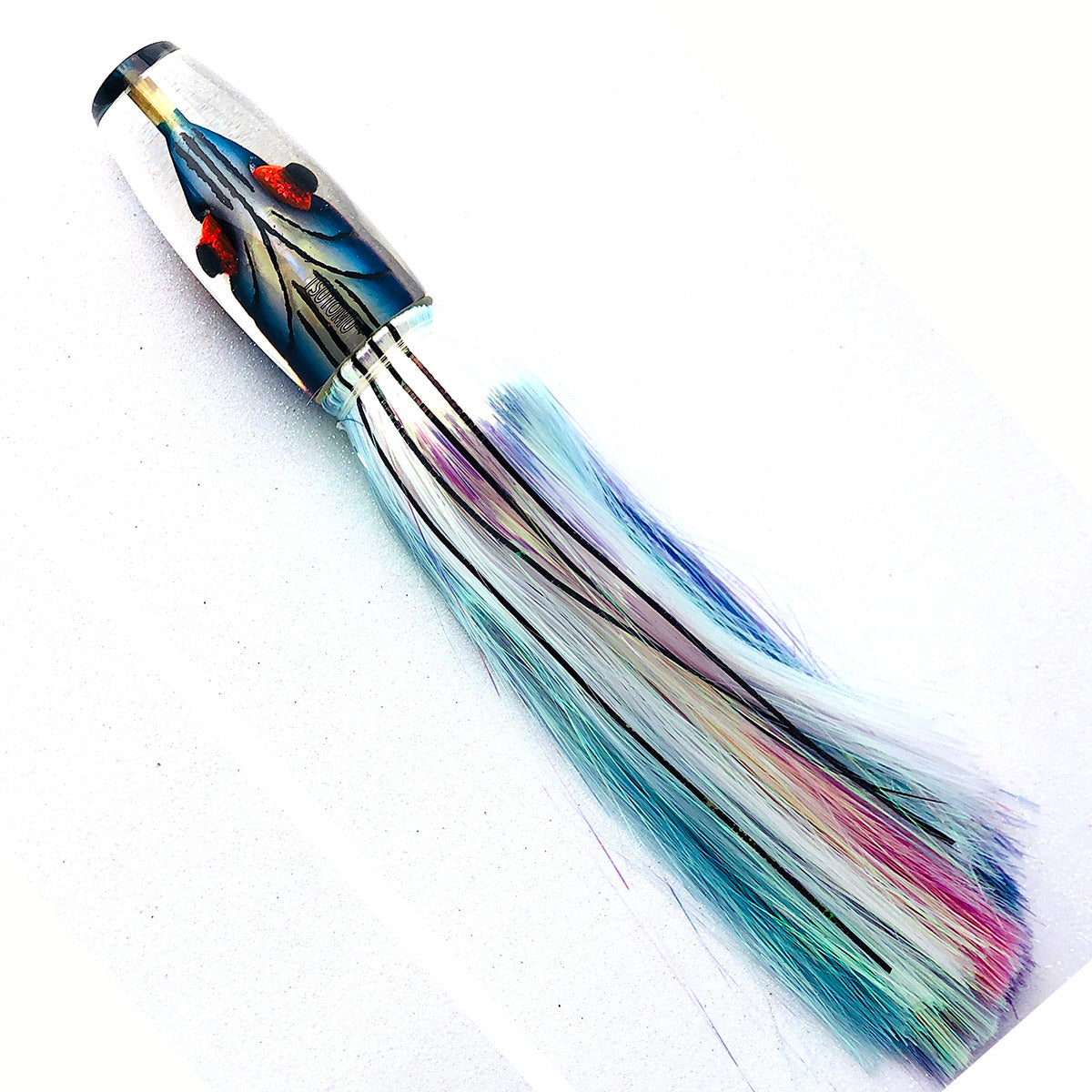 Tsutomu Lures-Tsutomu Lures Skip Jack 12 Inch Invert - Flashabou - New-New Lures