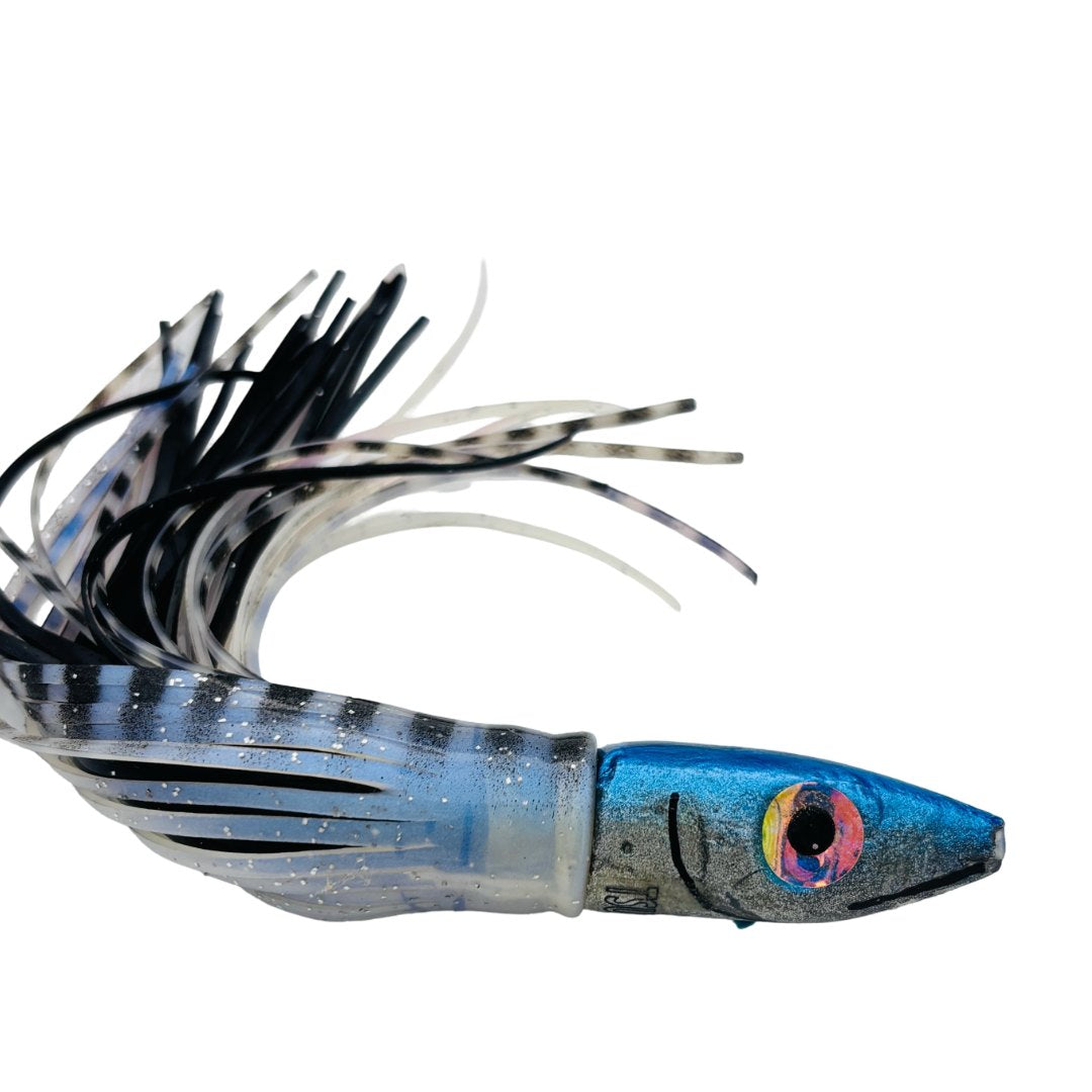 Tsutomu Lures Lead Fish Head 6” Skirted 3 oz Skirted Like New