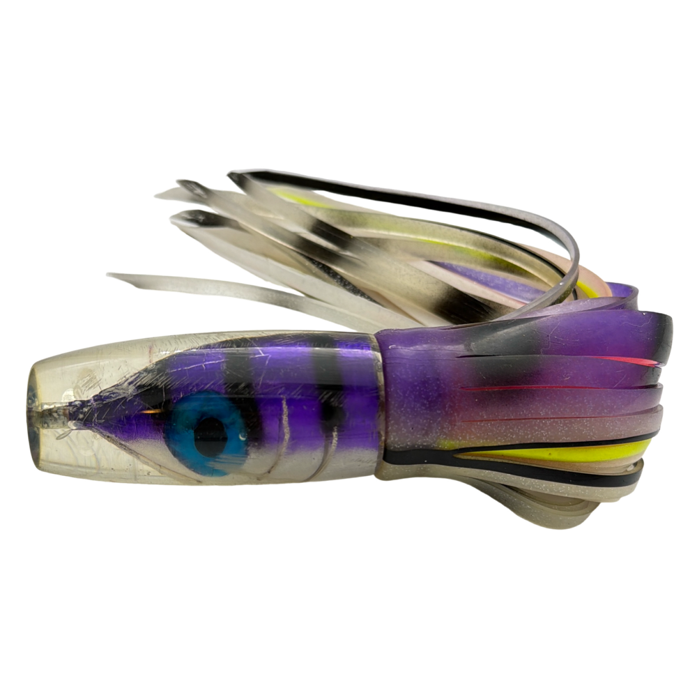 Tsutomu Lures Moke Invert 12” Purple  Skirted – Used