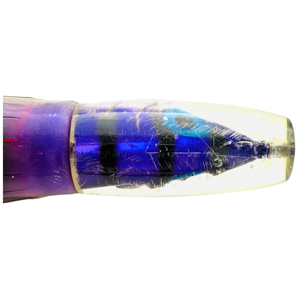 Tsutomu Lures Moke Invert 12” Purple  Skirted – Used