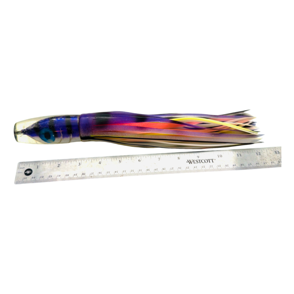 Tsutomu Lures Moke Invert 12” Purple  Skirted – Used