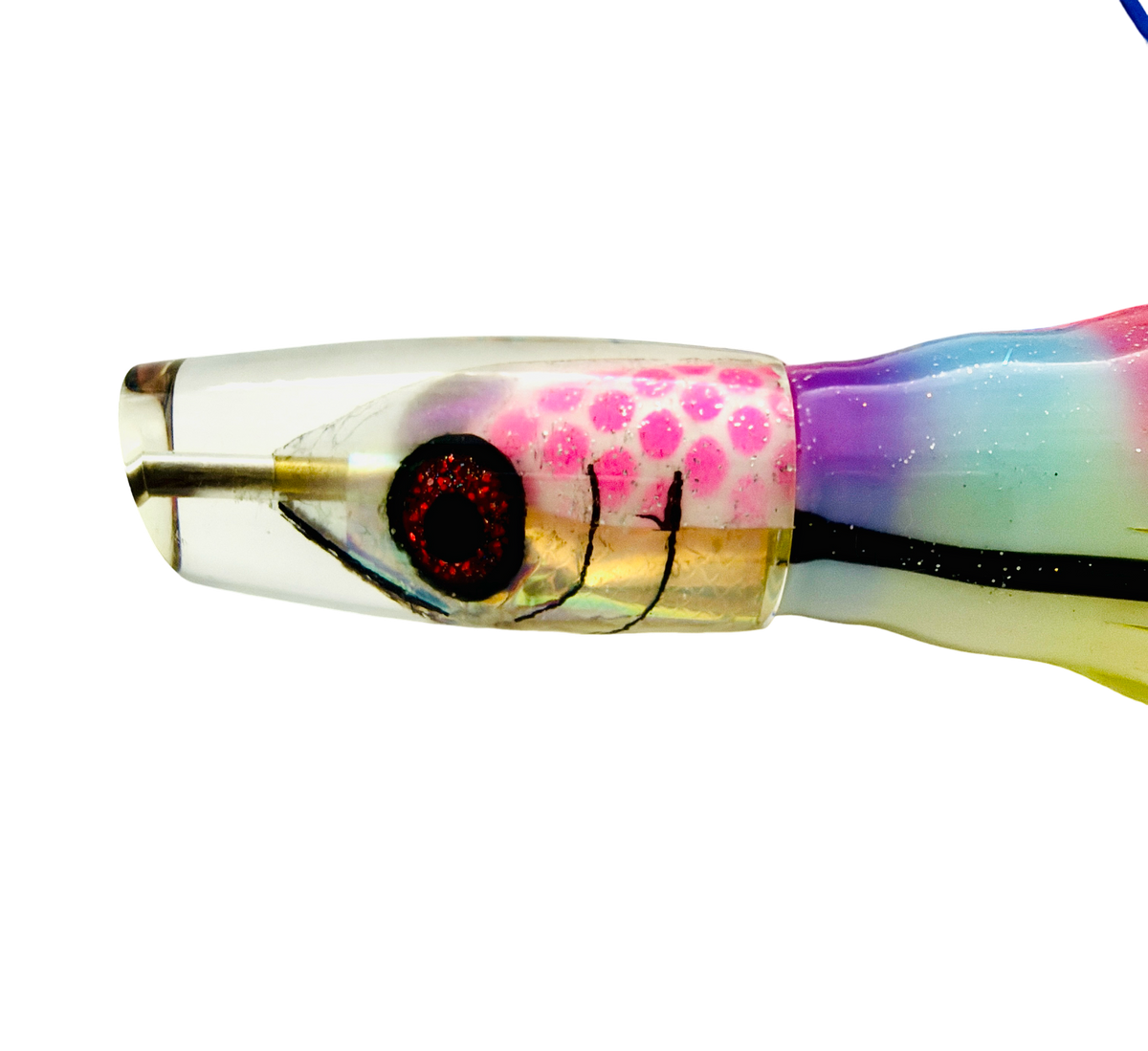 Tsutomu Lures Ante Plunger 12” Pink Skirted Like New