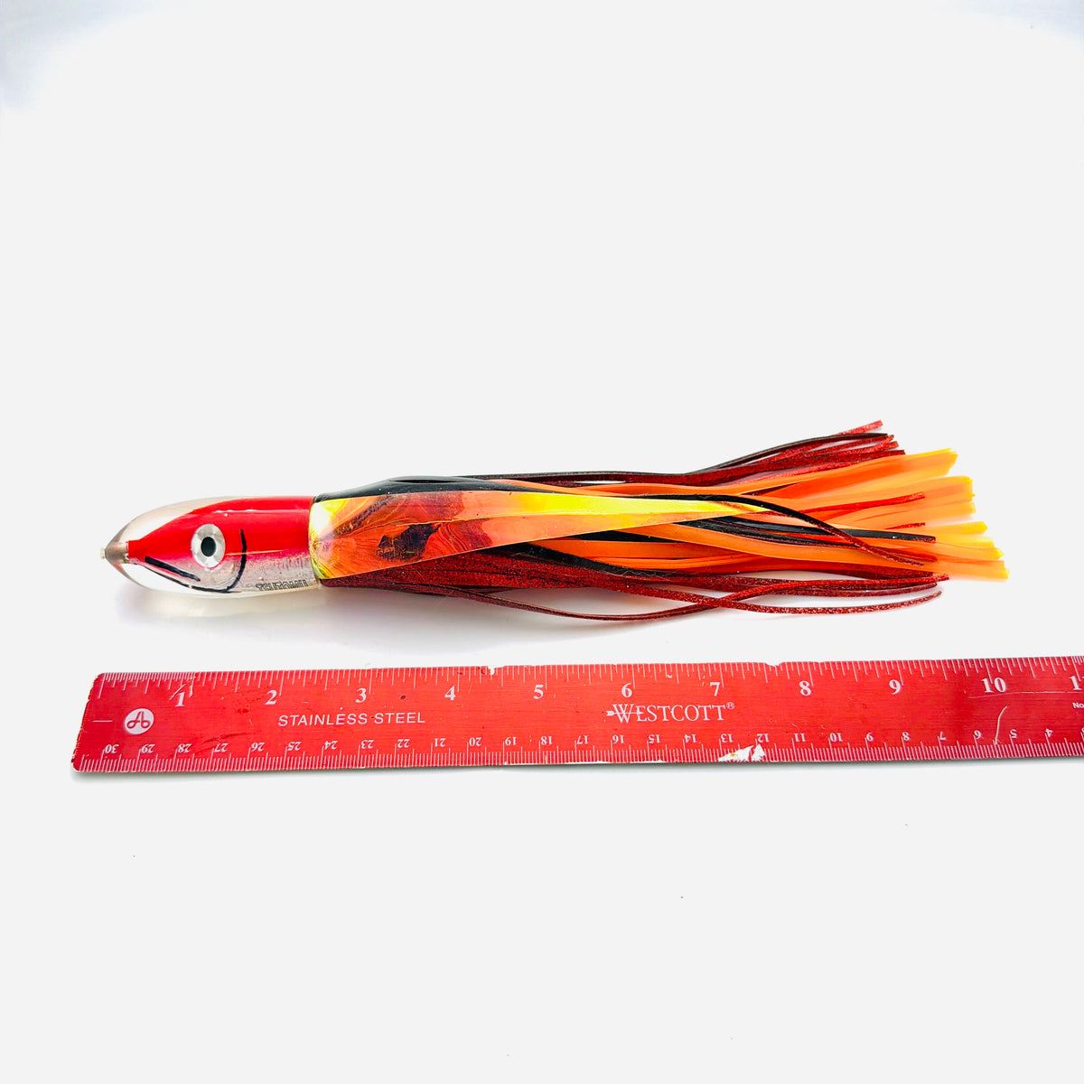 Tsutomu Lures Heavy  Bullet 9” Red Pink Skirted New