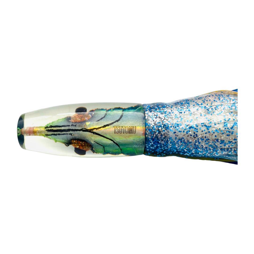Tsutomu Lures Moke Invert 12” Hamachi  Skirted – New As-Is