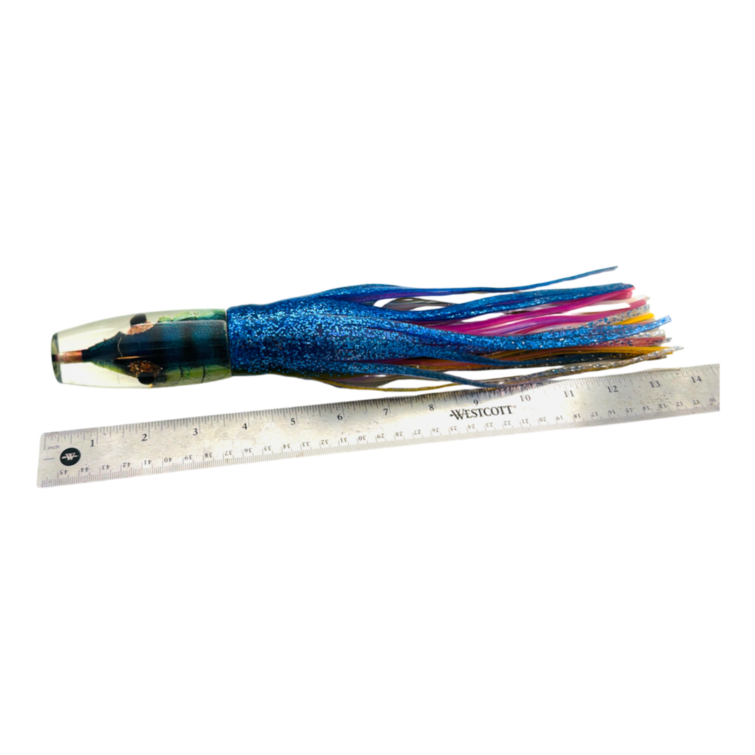 Tsutomu Lures Moke Invert 12” Hamachi  Skirted – New As-Is