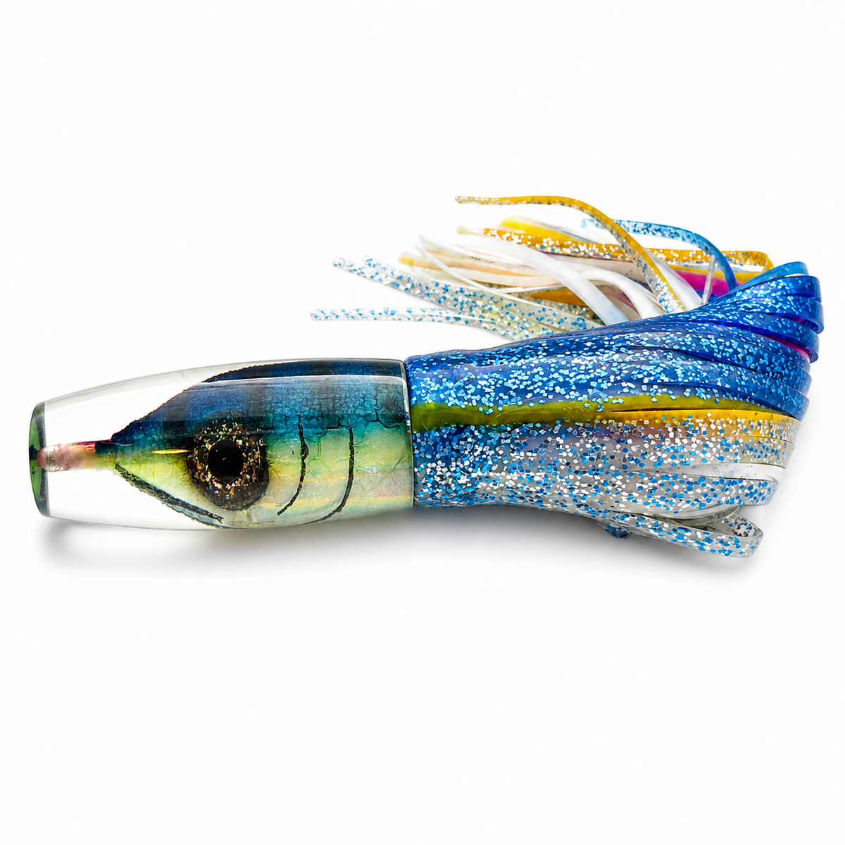 Tsutomu Lures Moke Invert 12” Hamachi  Skirted – New As-Is