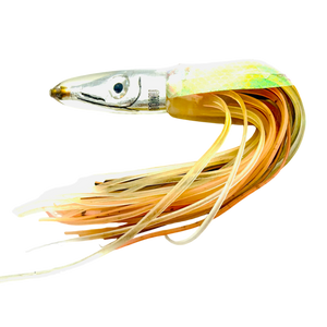 Tsutomu Lures Poke Bullet 7” Silver Fish Head Skirted New
