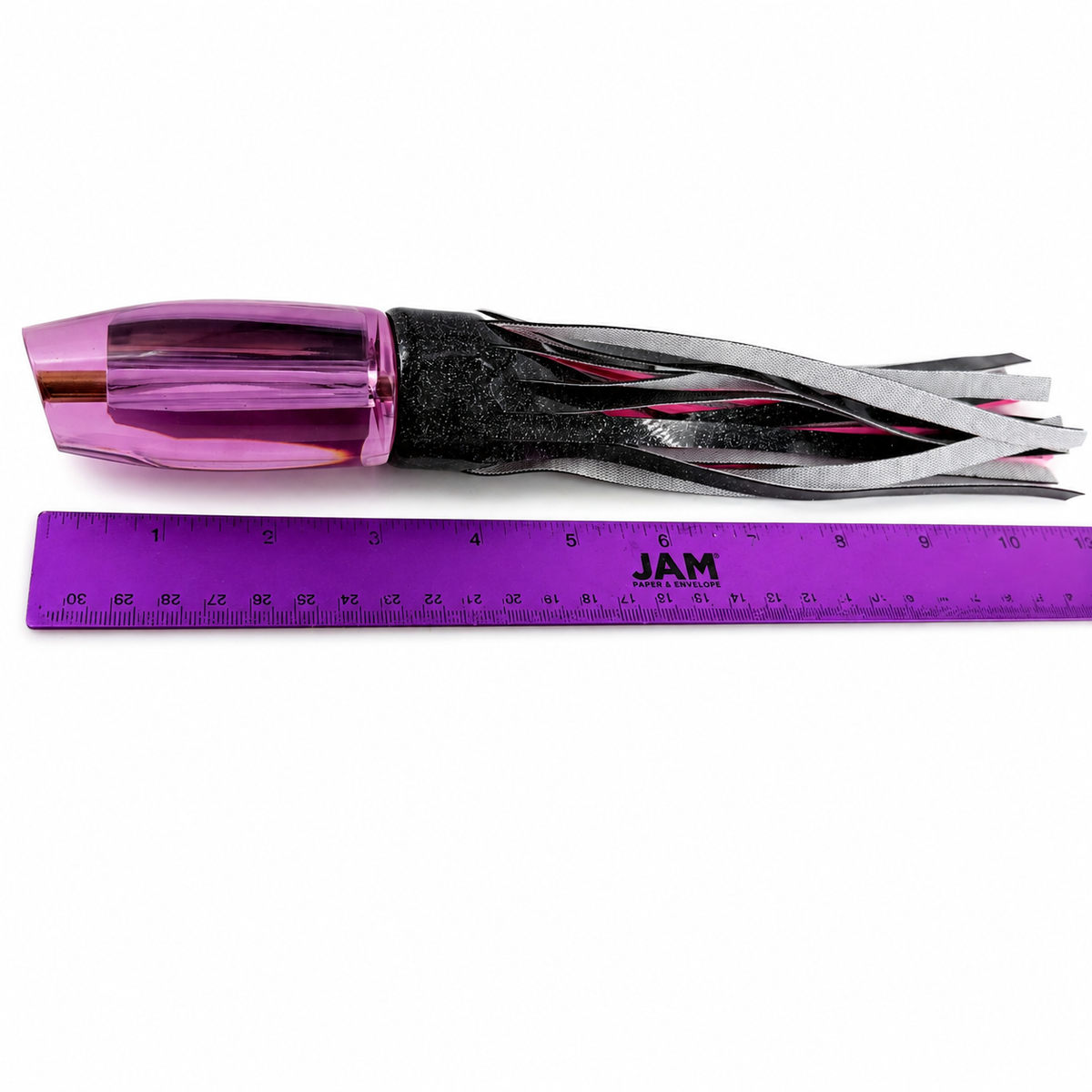 Gene Vanderhoek Plunger - Pink Tint - Chrome Tri-Paper  Insert - New Design  - Vinyl Skirt