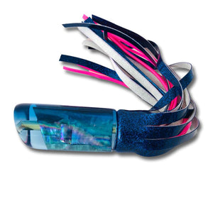 Gene Vanderhoek Lures 12" Tube Blue Tint / Blue Back - Skirted - New