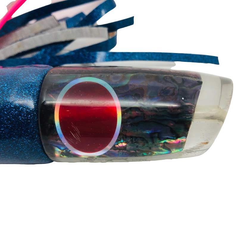 Slammerhead Maui Lures - Bill Rash - Medium Tackle Plunger - Vinyl Skirt - Used-Big Game Lures Hawaii