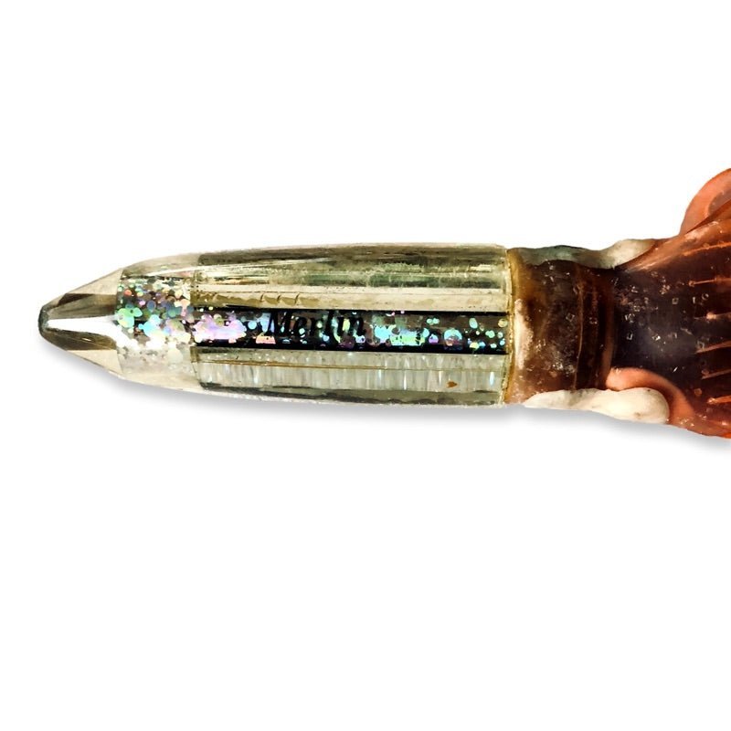 Aloha Lures-Vtg Aloha Lures Mirrored Wahoo Bullet Skirted XLNT Pre-Owned-Used