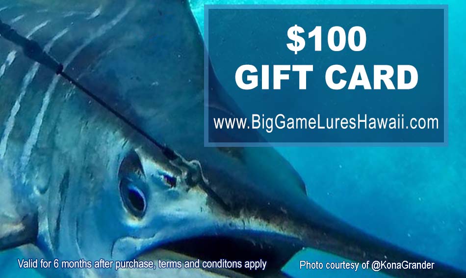Big Game Lures Hawaii-Gift Cards - Give Your Favorite Fisherman Exactly What He Wants-Gift Cards